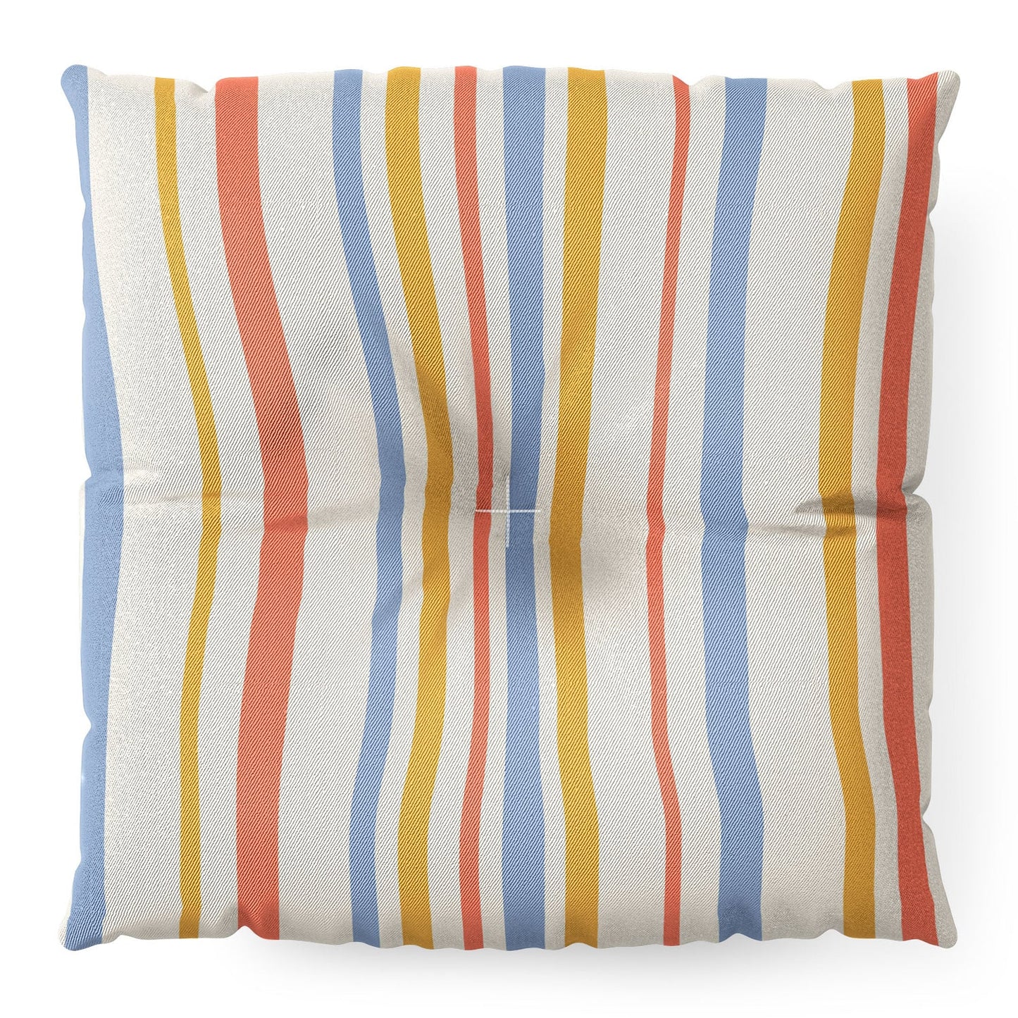 Colour Poems Classic Retro Stripes III Floor Pillow Square