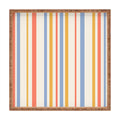 Colour Poems Classic Retro Stripes III Square Tray