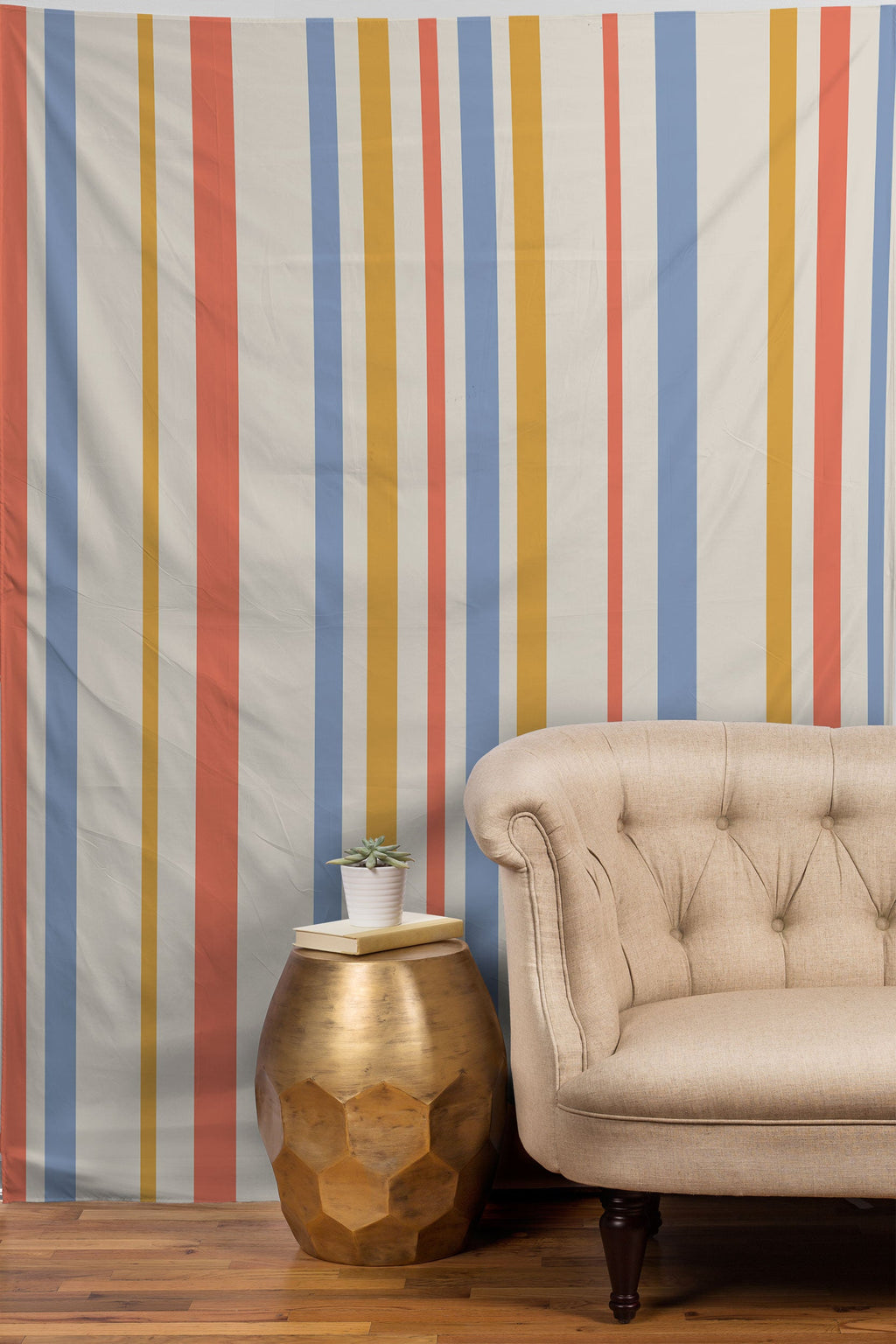 Colour Poems Classic Retro Stripes III Tapestry