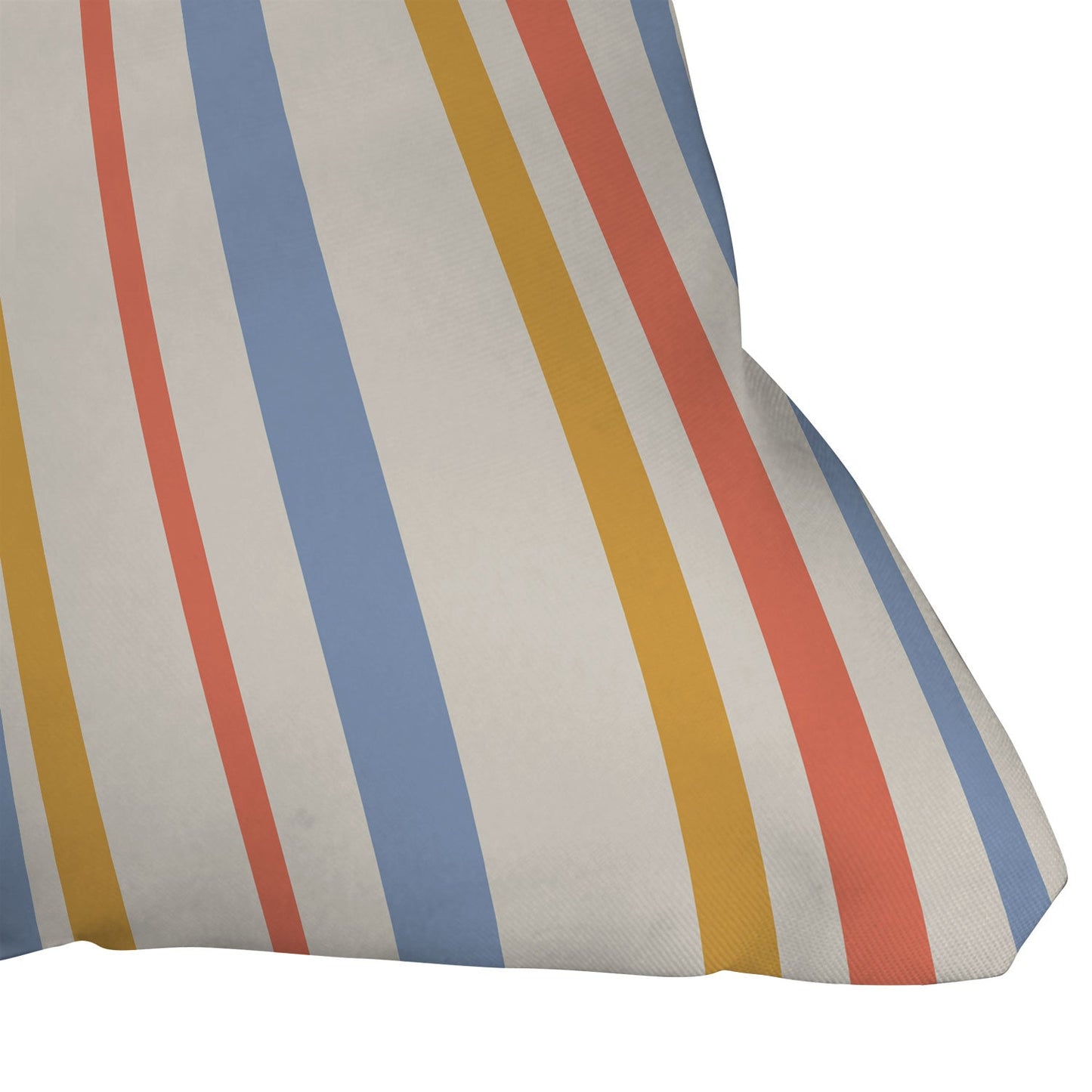 Colour Poems Classic Retro Stripes III Outdoor Throw Pillow