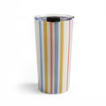 Colour Poems Classic Retro Stripes III Travel Mug