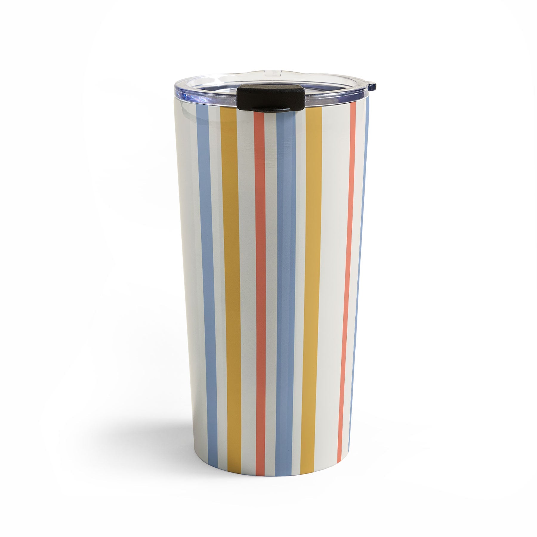 Colour Poems Classic Retro Stripes III Travel Mug