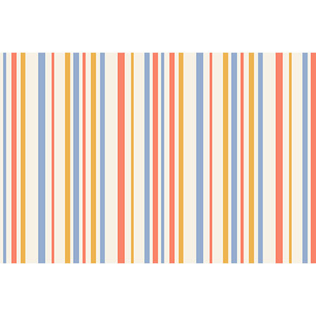 Colour Poems Classic Retro Stripes III Wall Mural