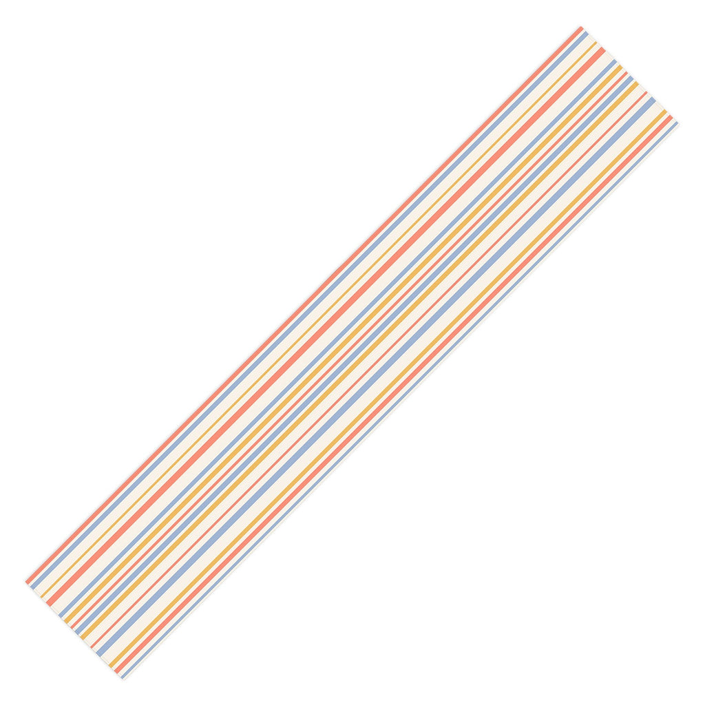Colour Poems Classic Retro Stripes III Table Runner