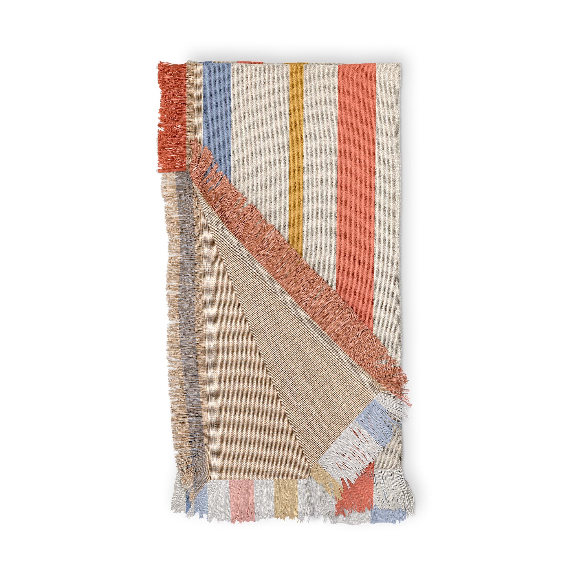 Colour Poems Classic Retro Stripes III Throw Blanket