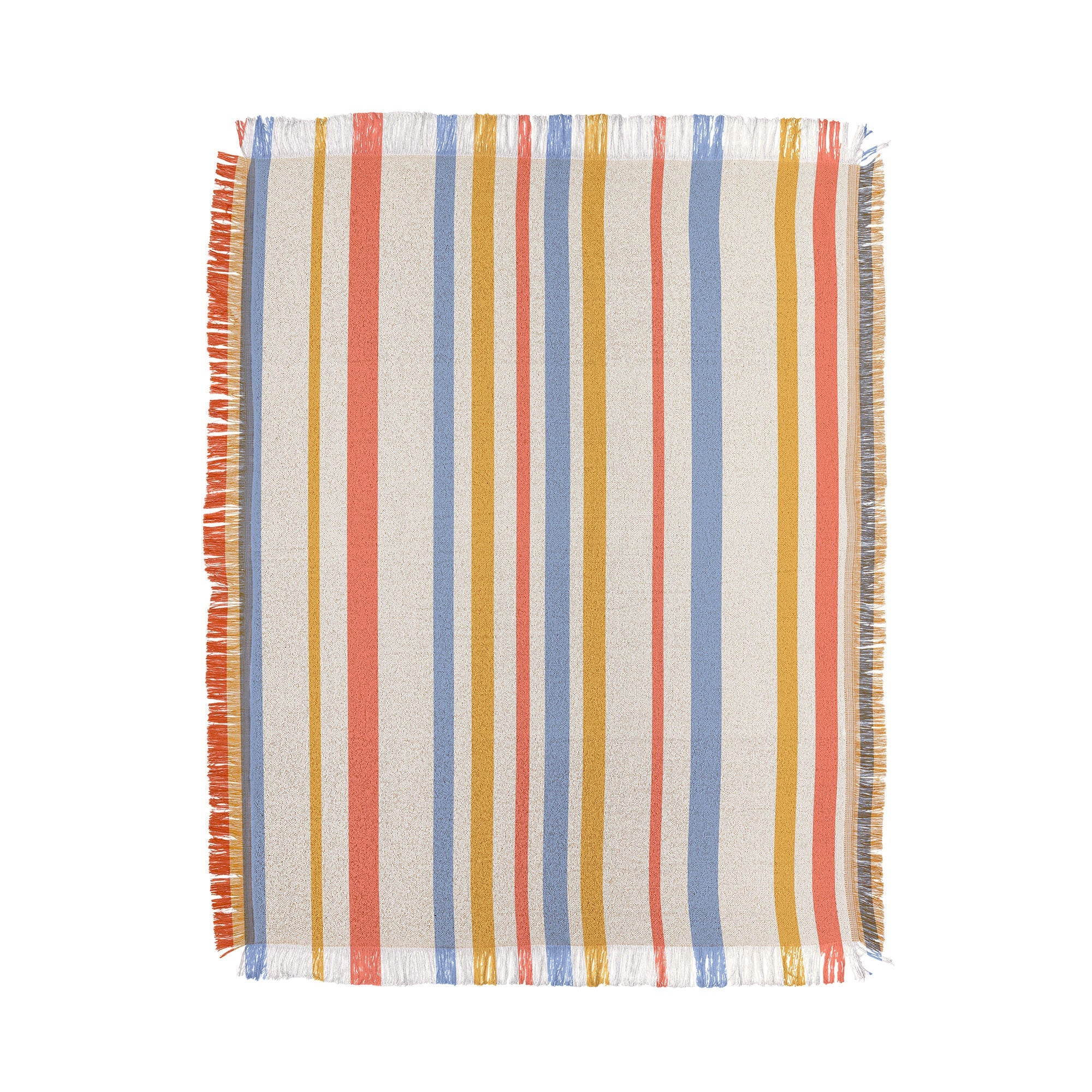Colour Poems Classic Retro Stripes III Throw Blanket
