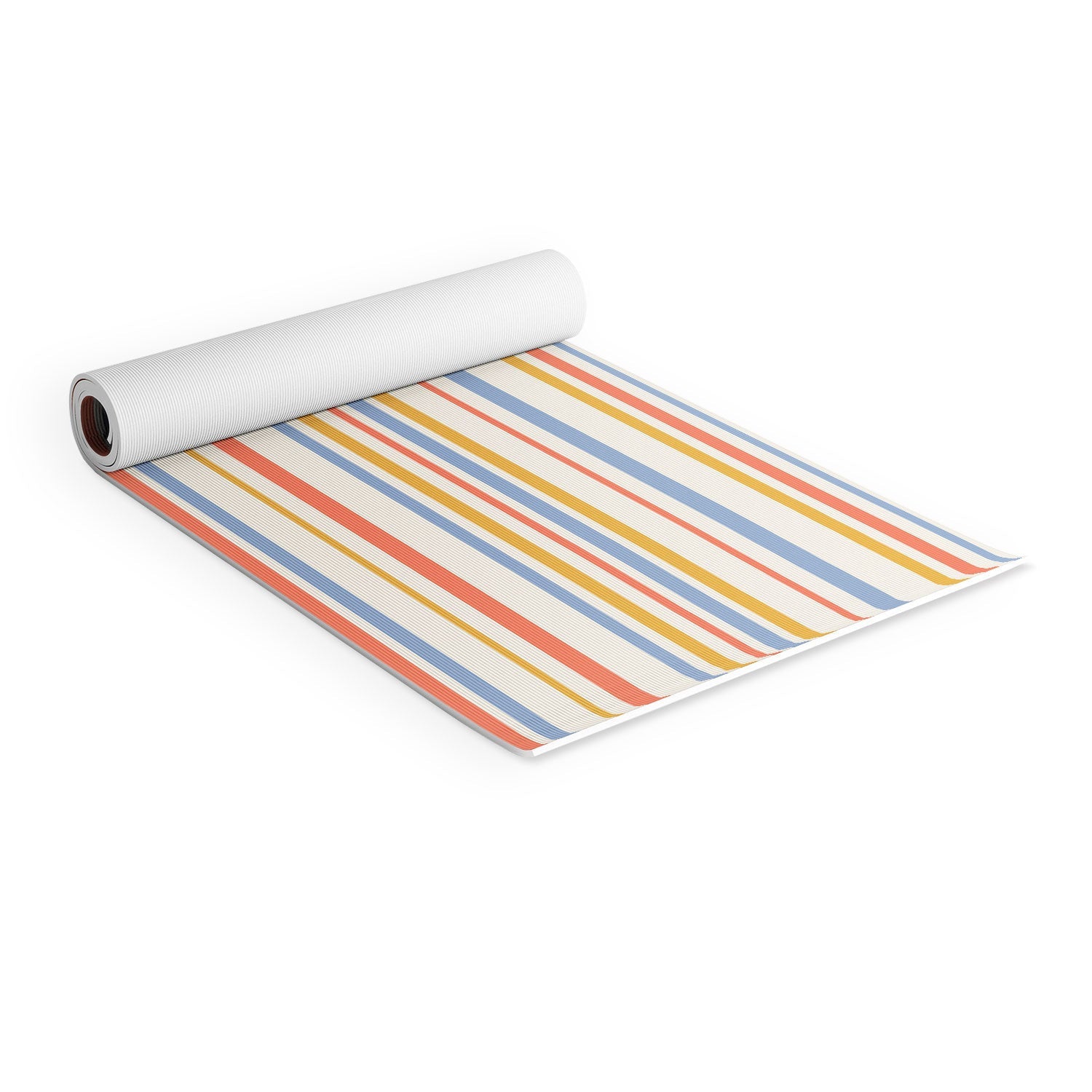 Colour Poems Classic Retro Stripes III Yoga Mat