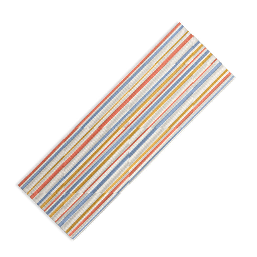 Colour Poems Classic Retro Stripes III Yoga Mat