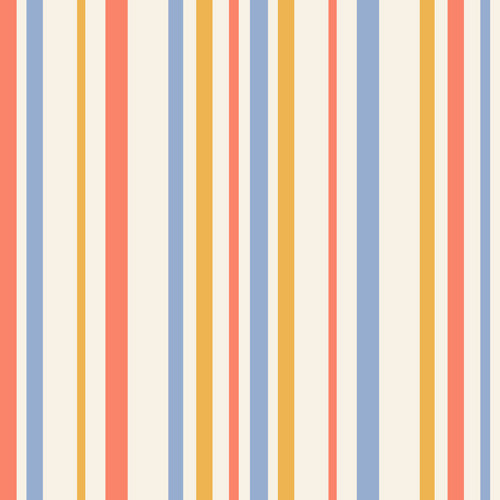 Colour Poems Classic Retro Stripes III Wall Mural