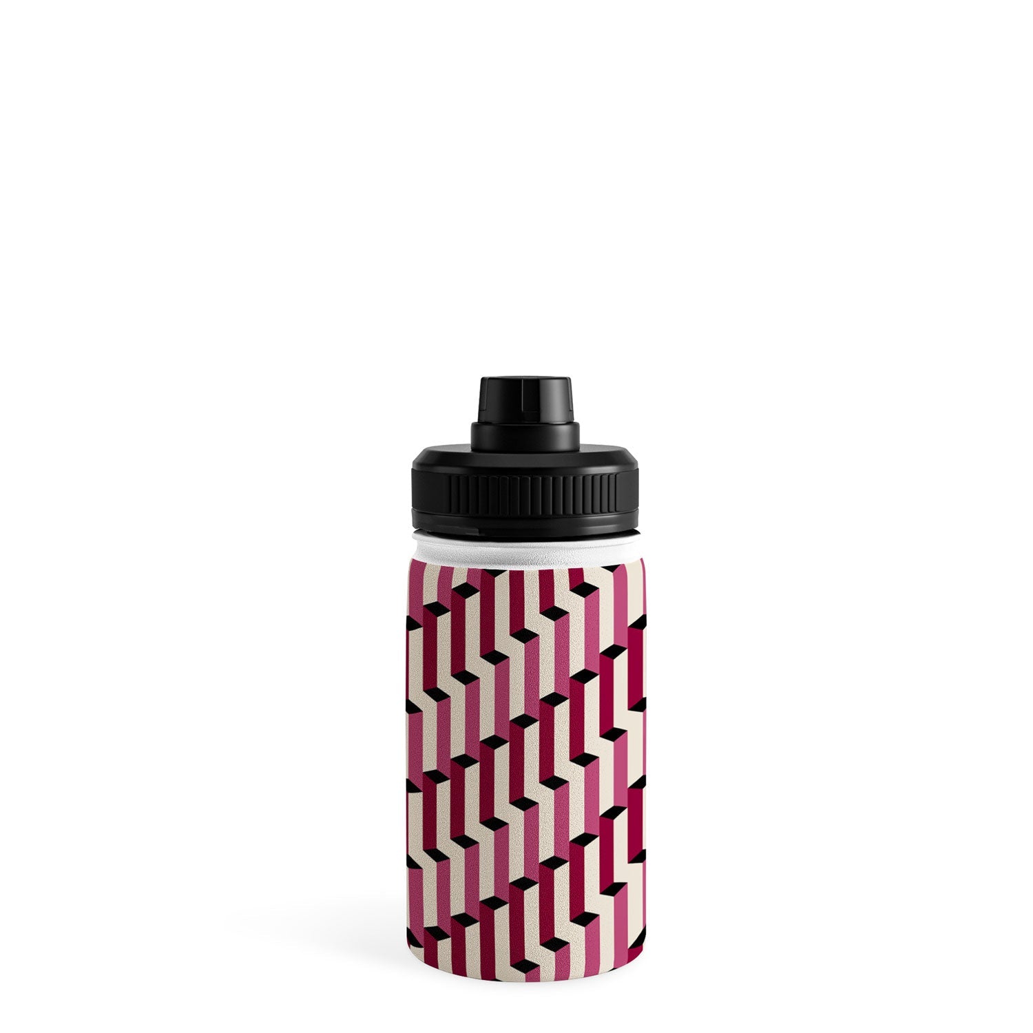 Colour Poems Columns Pattern I Water Bottle