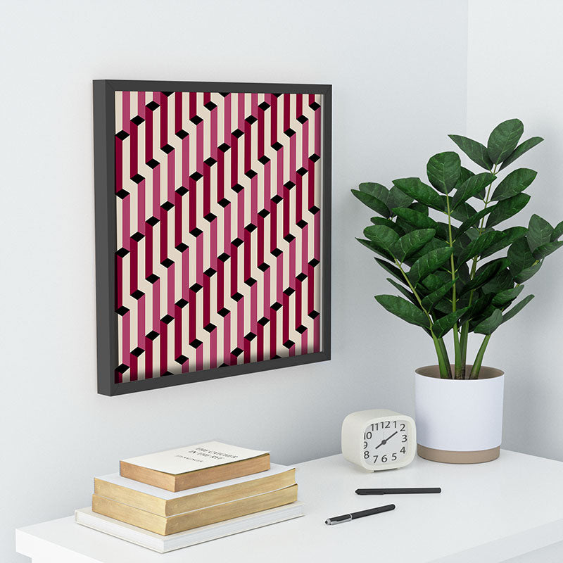 Colour Poems Columns Pattern I Recessed Framing Square