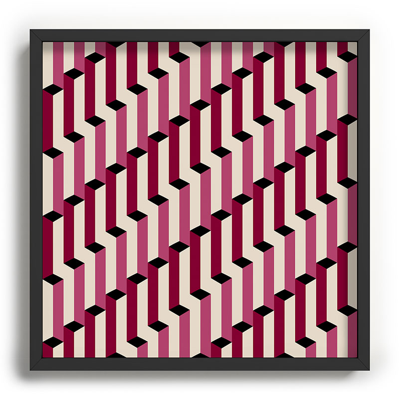 Colour Poems Columns Pattern I Recessed Framing Square