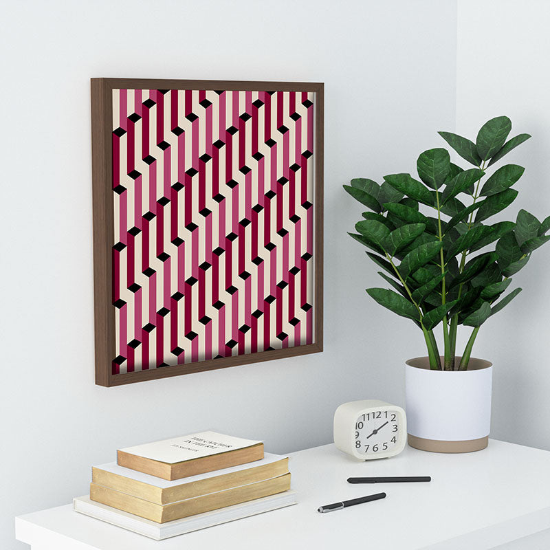 Colour Poems Columns Pattern I Recessed Framing Square