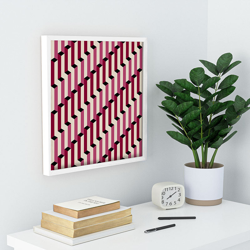 Colour Poems Columns Pattern I Recessed Framing Square