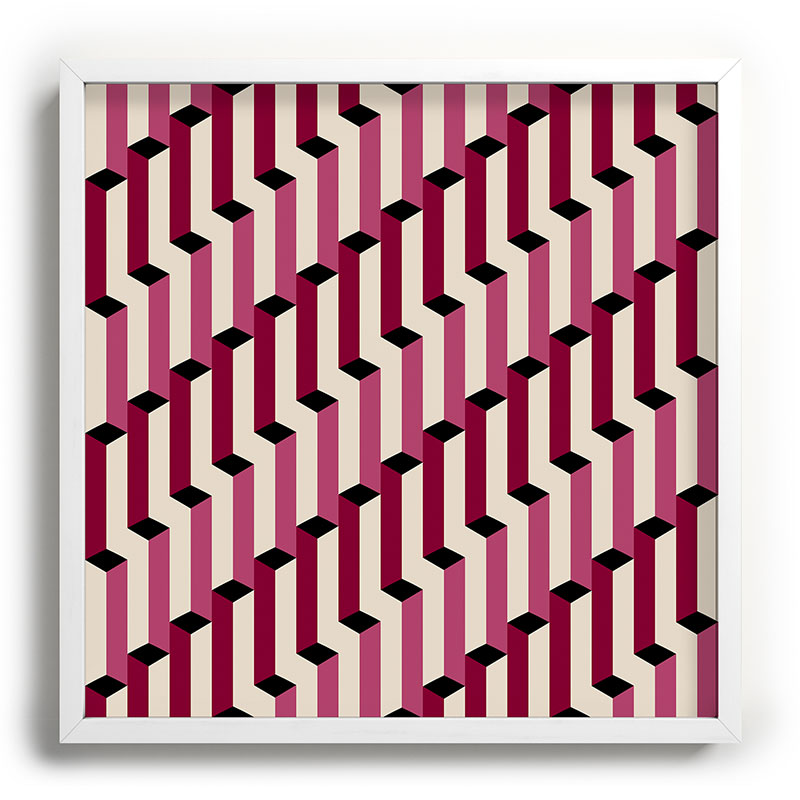 Colour Poems Columns Pattern I Recessed Framing Square