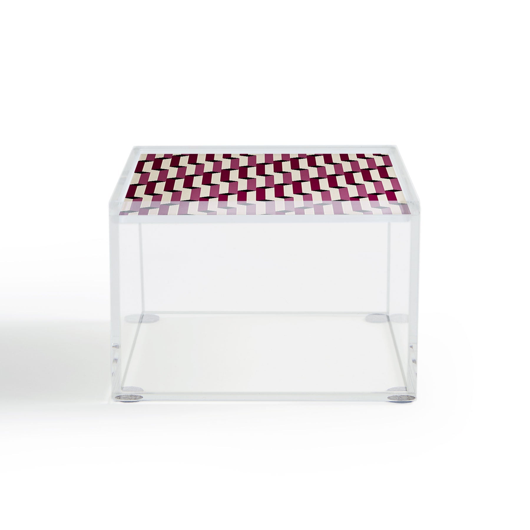 Colour Poems Columns Pattern I Acrylic Box