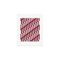 Colour Poems Columns Pattern I Art Print