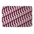 Colour Poems Columns Pattern I Memory Foam Bath Mat