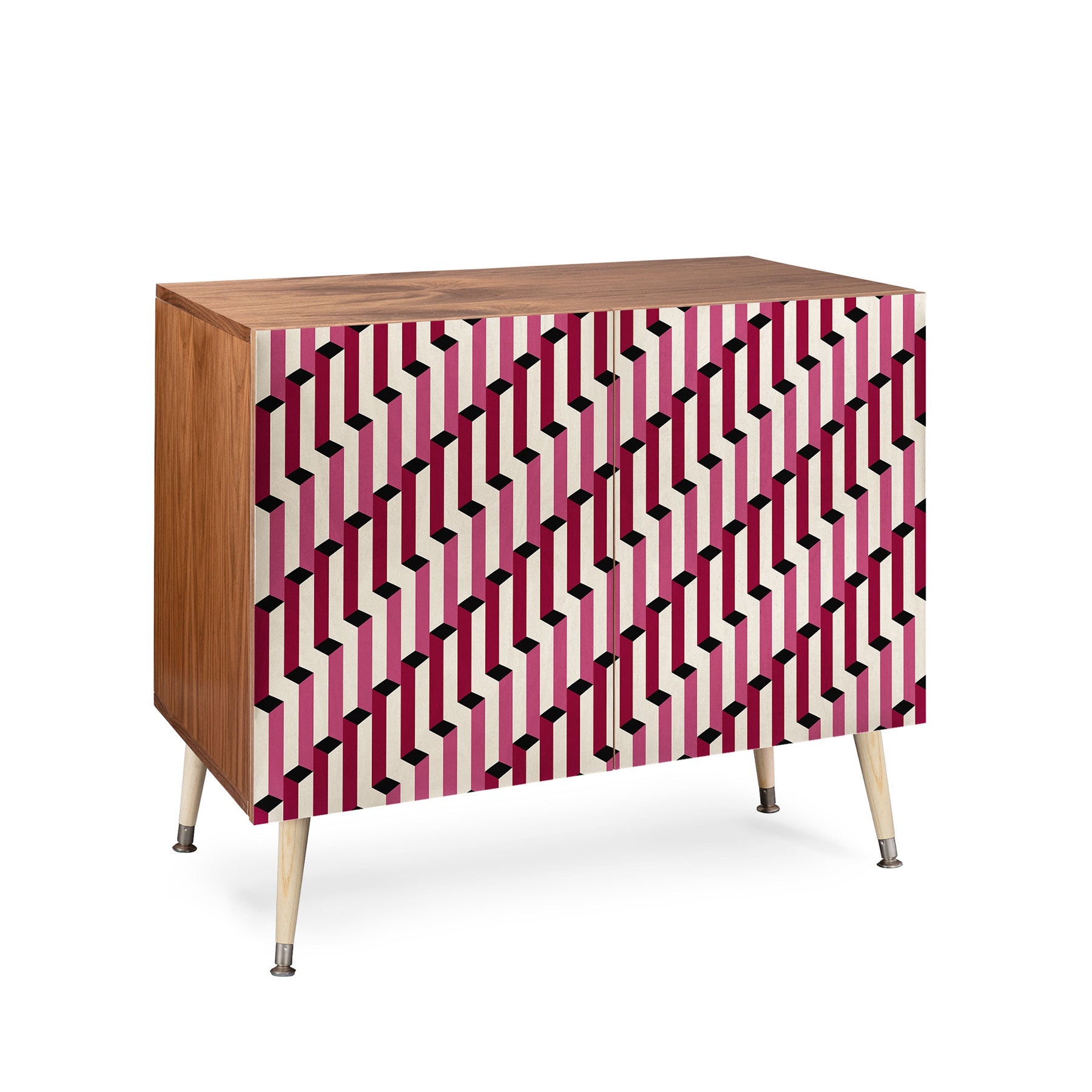 Colour Poems Columns Pattern I Credenza