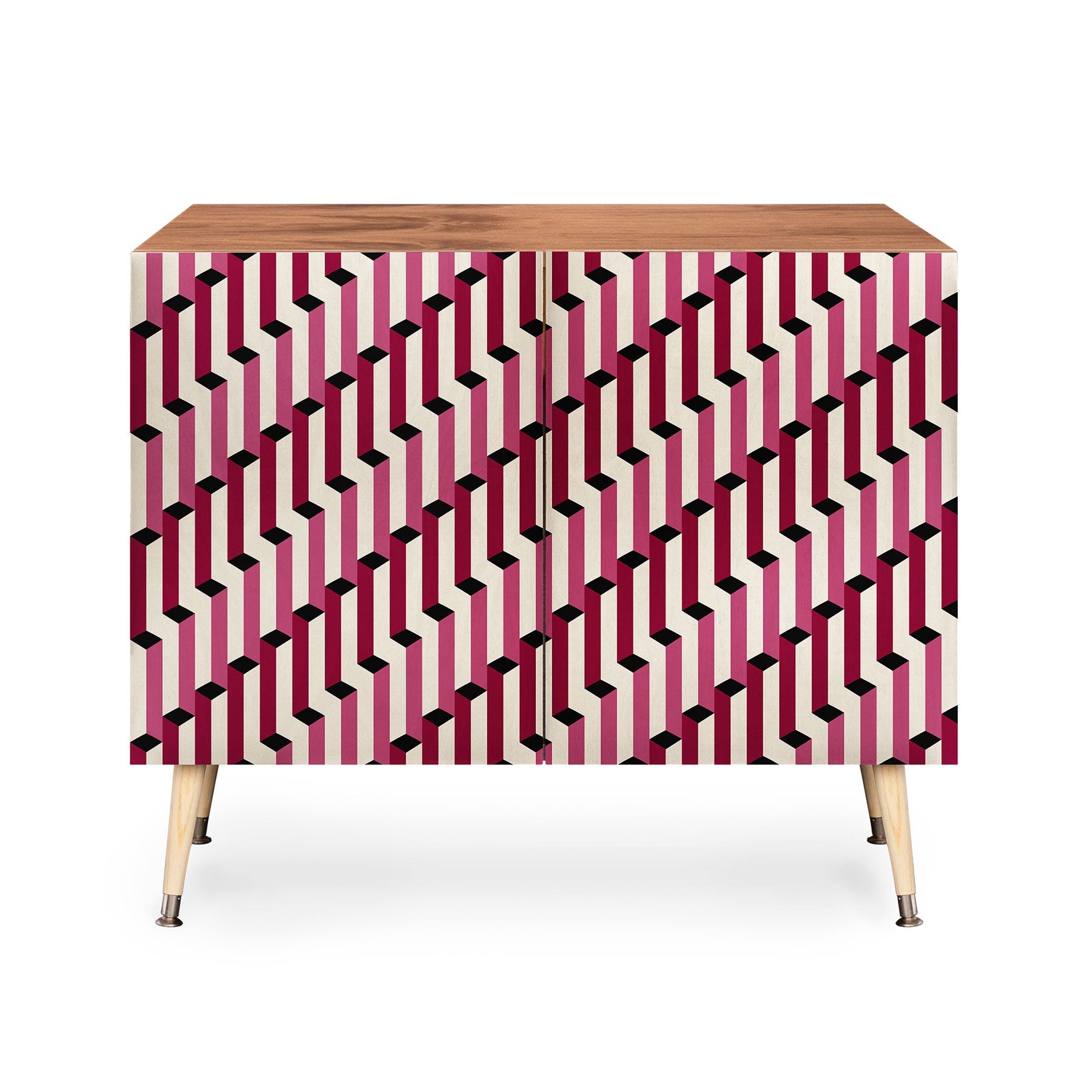 Colour Poems Columns Pattern I Credenza