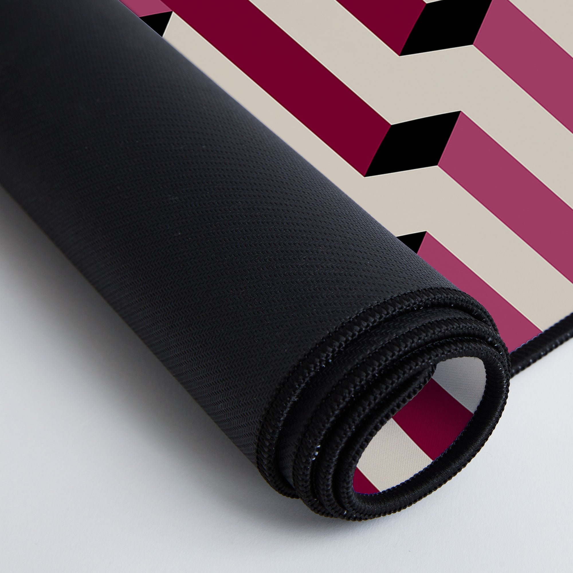 Colour Poems Columns Pattern I Desk Mat