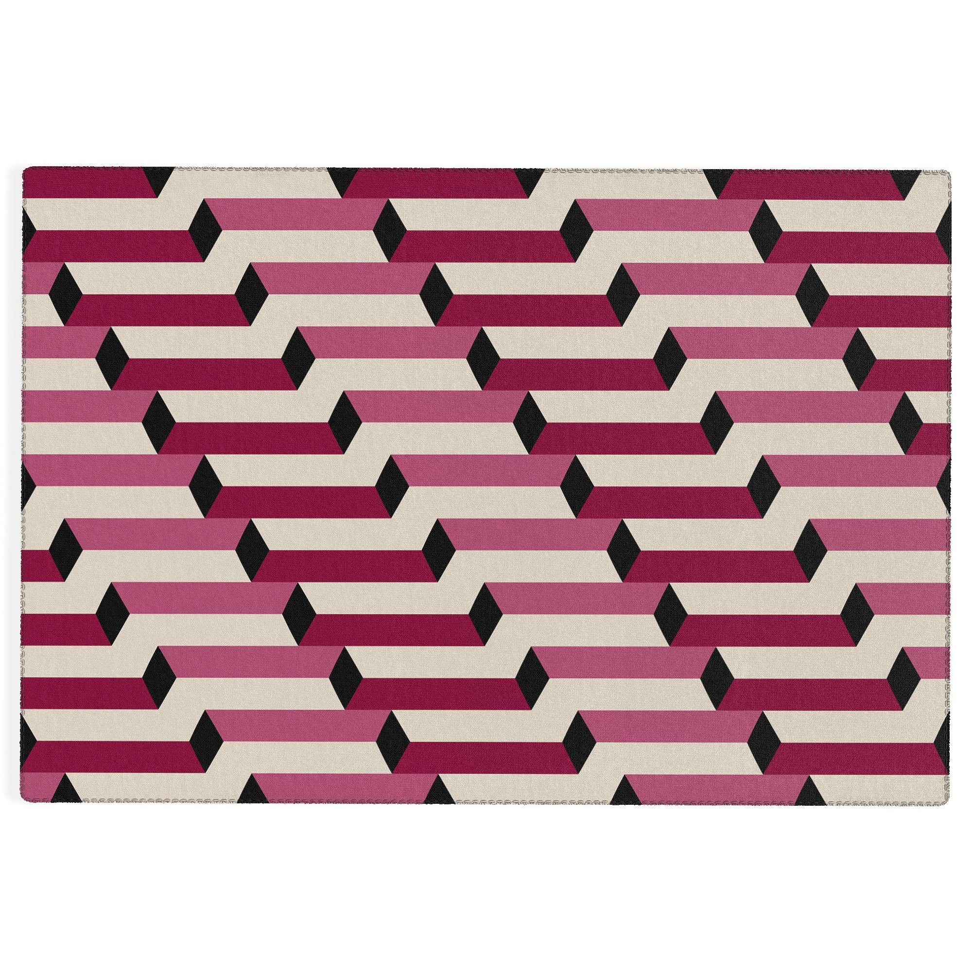 Colour Poems Columns Pattern I Outdoor Rug