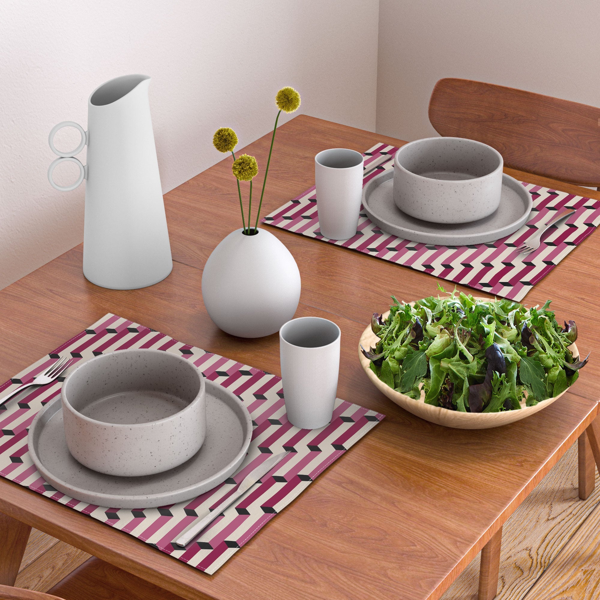 Colour Poems Columns Pattern I Placemat