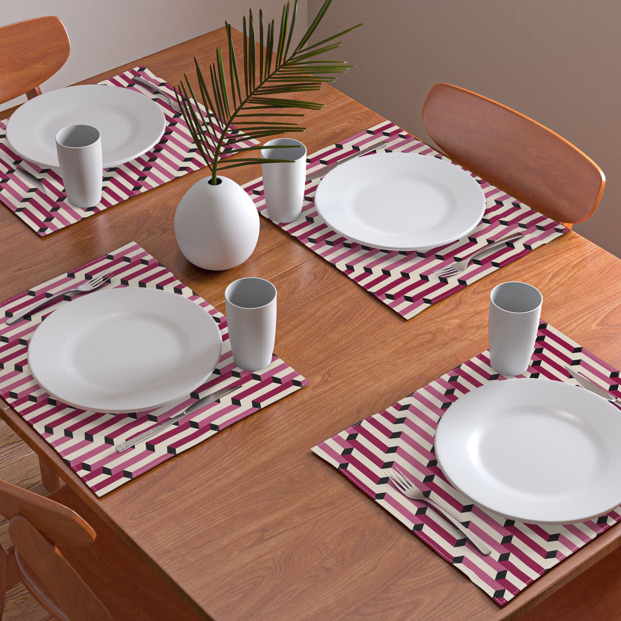 Colour Poems Columns Pattern I Placemat