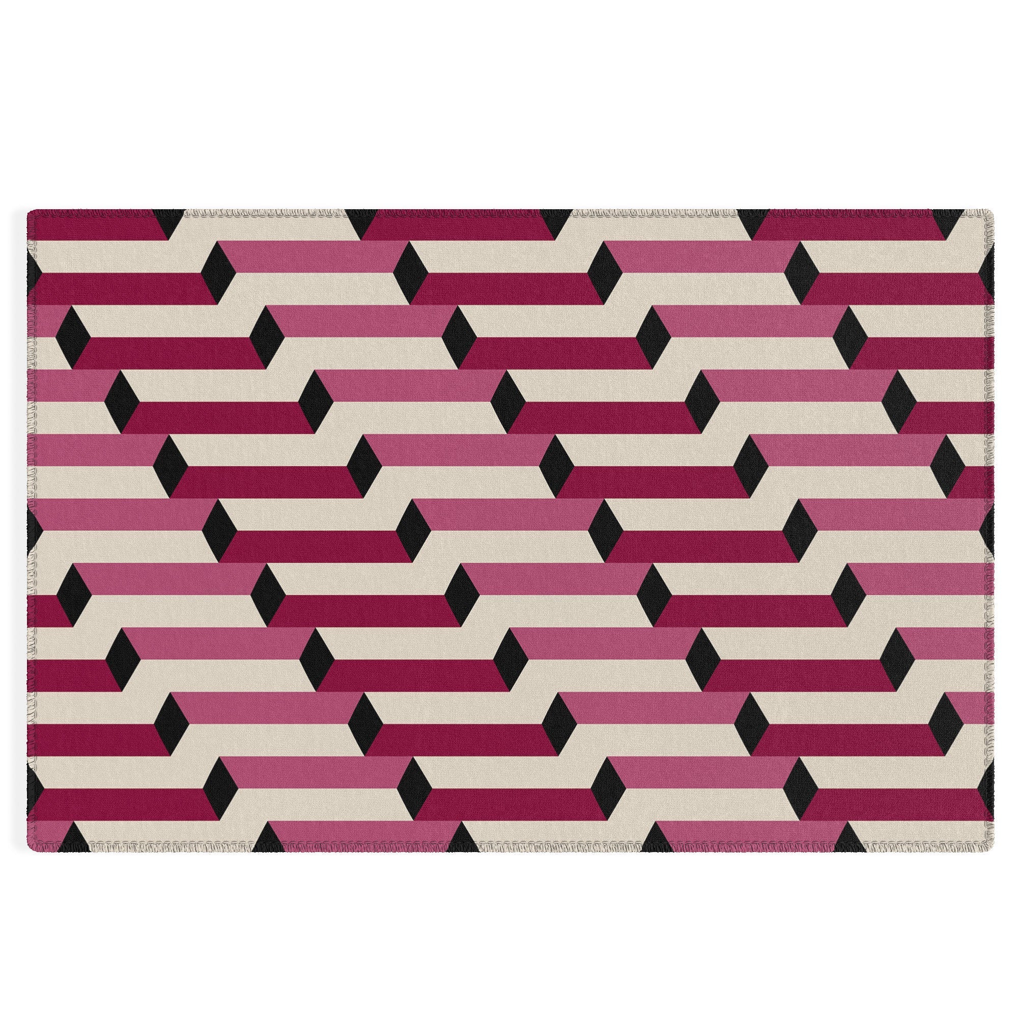 Colour Poems Columns Pattern I Outdoor Rug