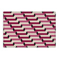 Colour Poems Columns Pattern I Outdoor Rug