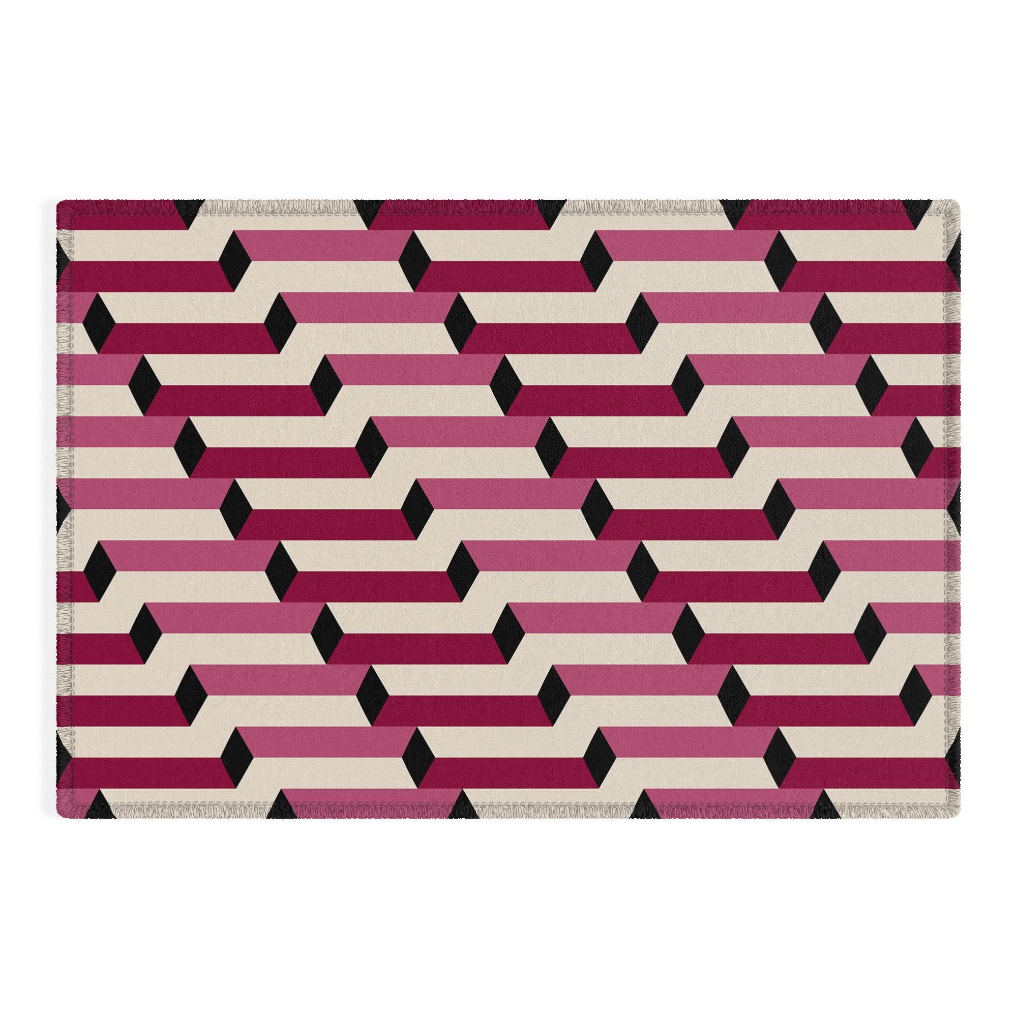 Colour Poems Columns Pattern I Outdoor Rug
