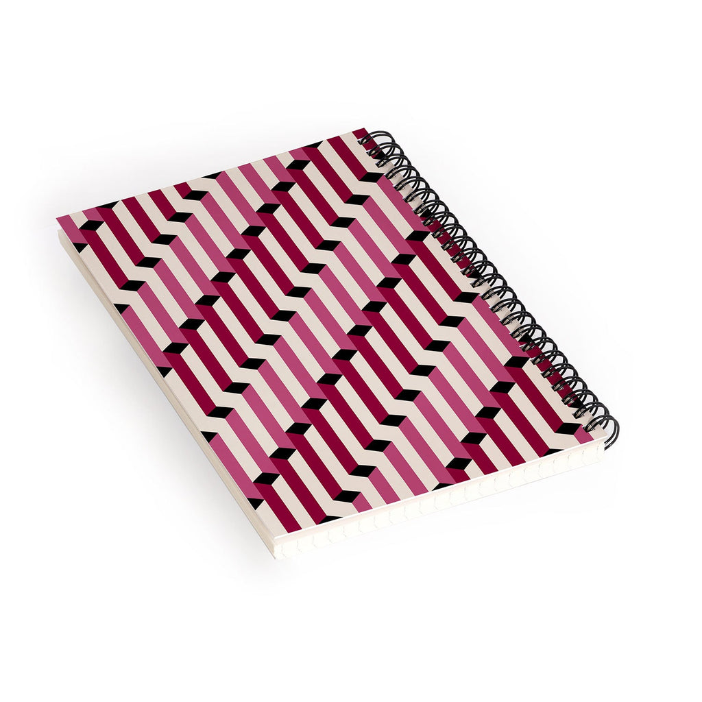 Colour Poems Columns Pattern I Spiral Notebook
