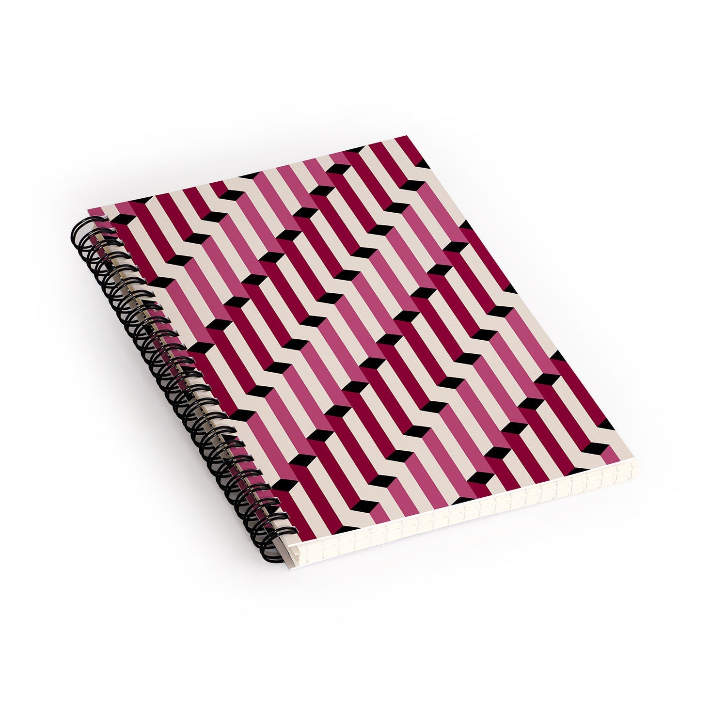 Colour Poems Columns Pattern I Spiral Notebook