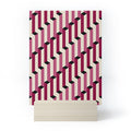 Colour Poems Columns Pattern I Mini Art Print