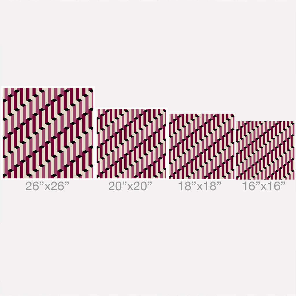 Colour Poems Columns Pattern I Outdoor Throw Pillow