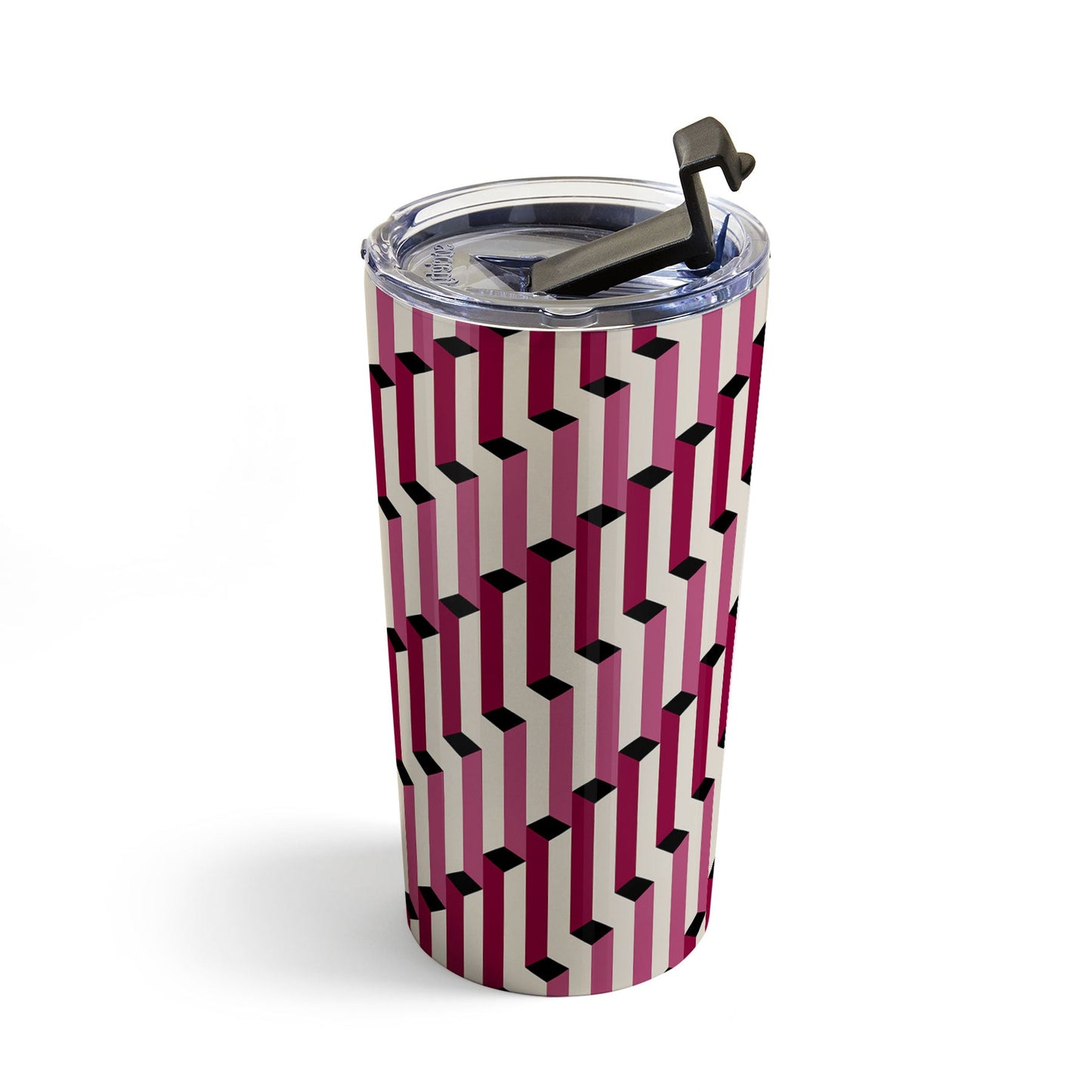 Colour Poems Columns Pattern I Travel Mug