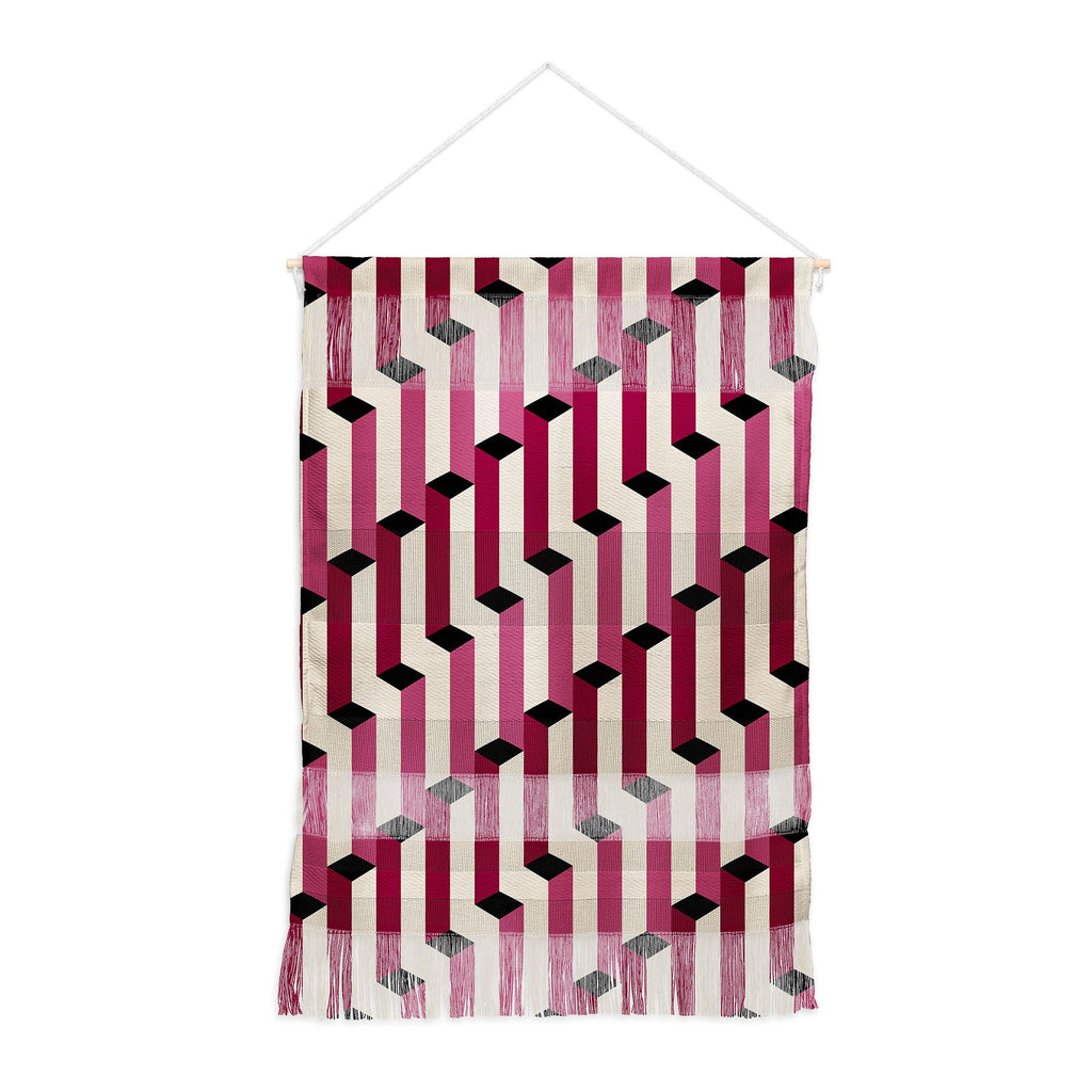 Colour Poems Columns Pattern I Wall Hanging Portrait