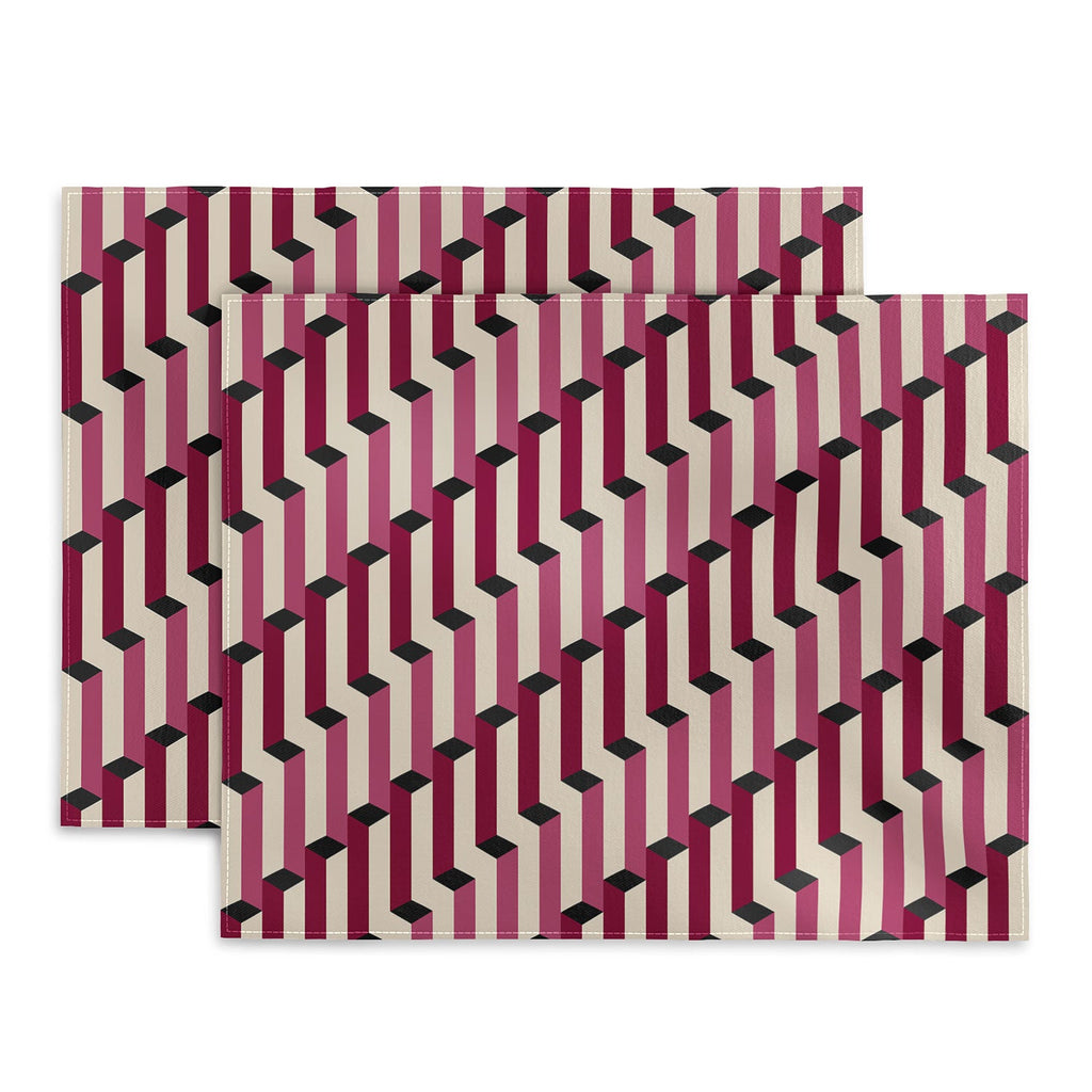 Colour Poems Columns Pattern I Placemat