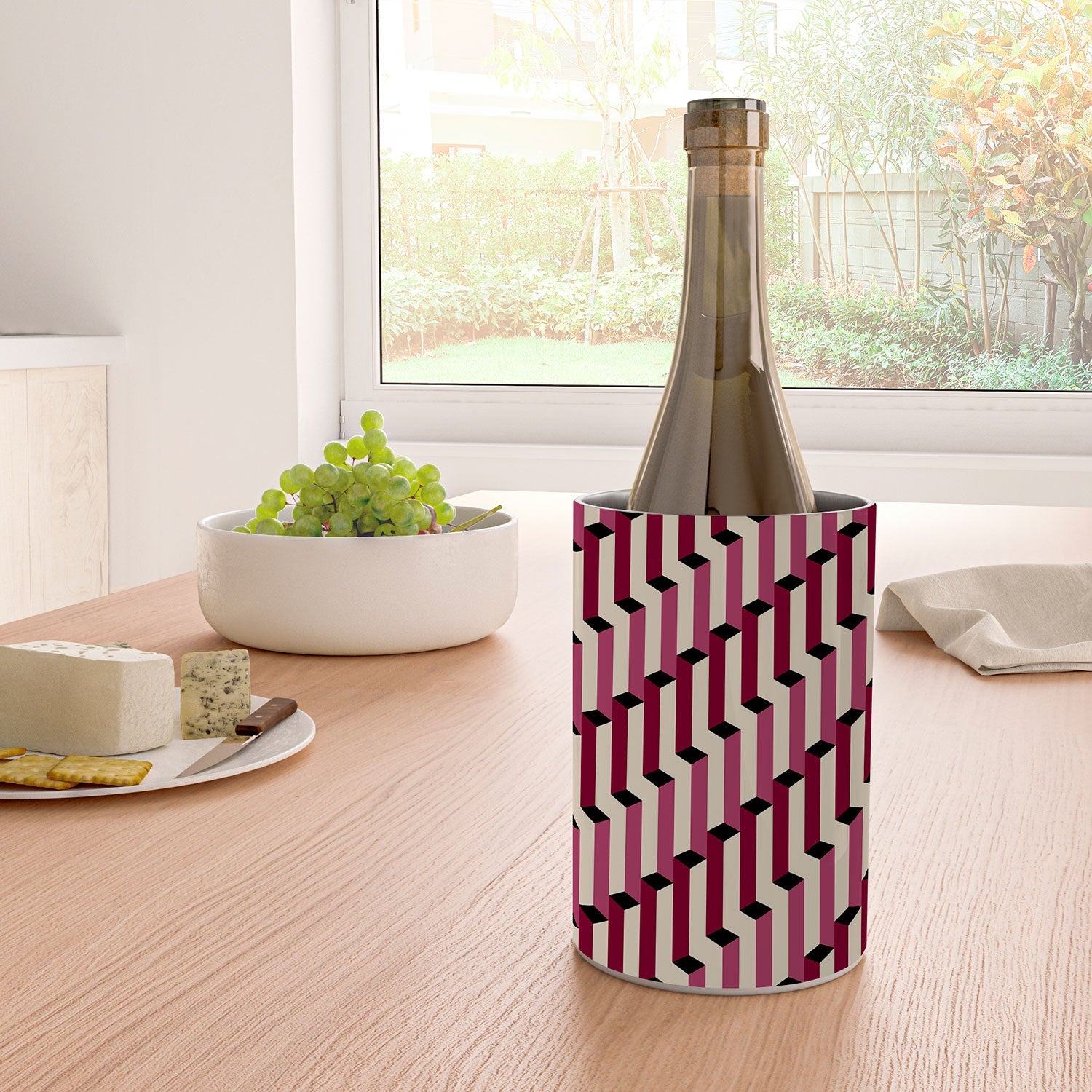 Colour Poems Columns Pattern I Wine Chiller