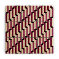 Colour Poems Columns Pattern I Wood Wall Mural