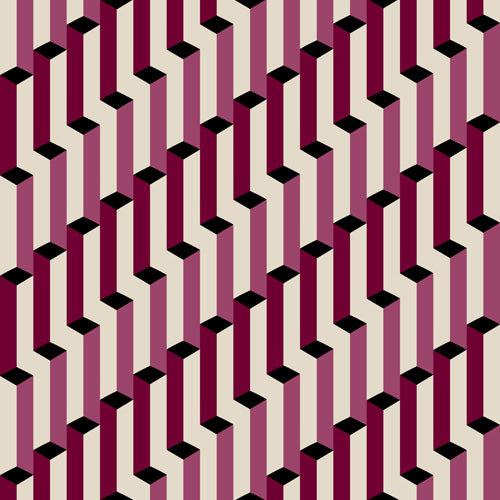 Colour Poems Columns Pattern I Shower Curtain