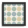 Colour Poems Daisy Pattern Multicolor I Recessed Framing Square