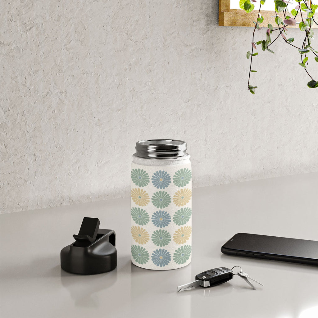 Colour Poems Daisy Pattern Multicolor I Water Bottle