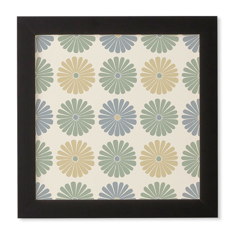 Colour Poems Daisy Pattern Multicolor I Framed Wall Art