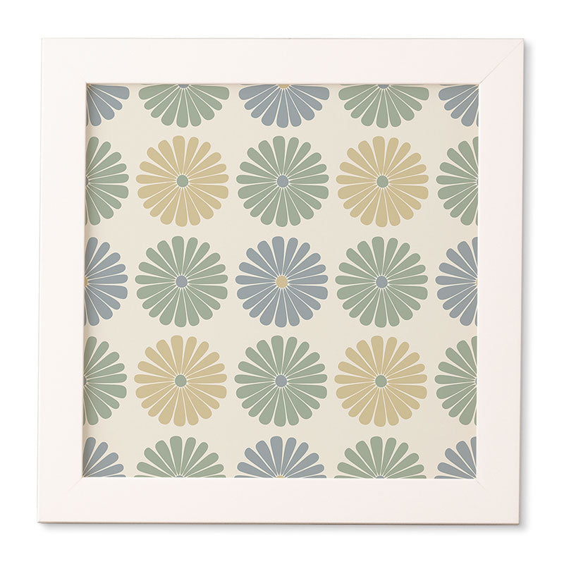 Colour Poems Daisy Pattern Multicolor I Framed Wall Art