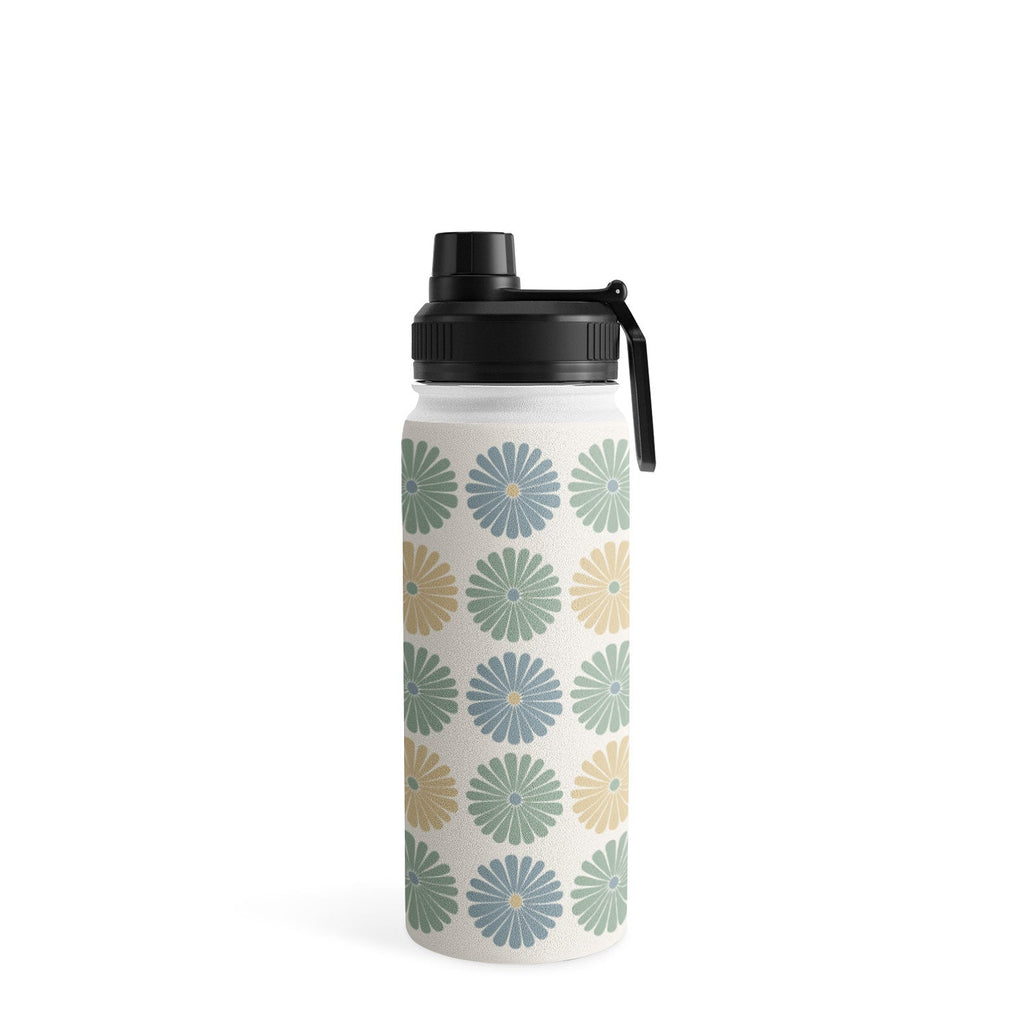 Colour Poems Daisy Pattern Multicolor I Water Bottle