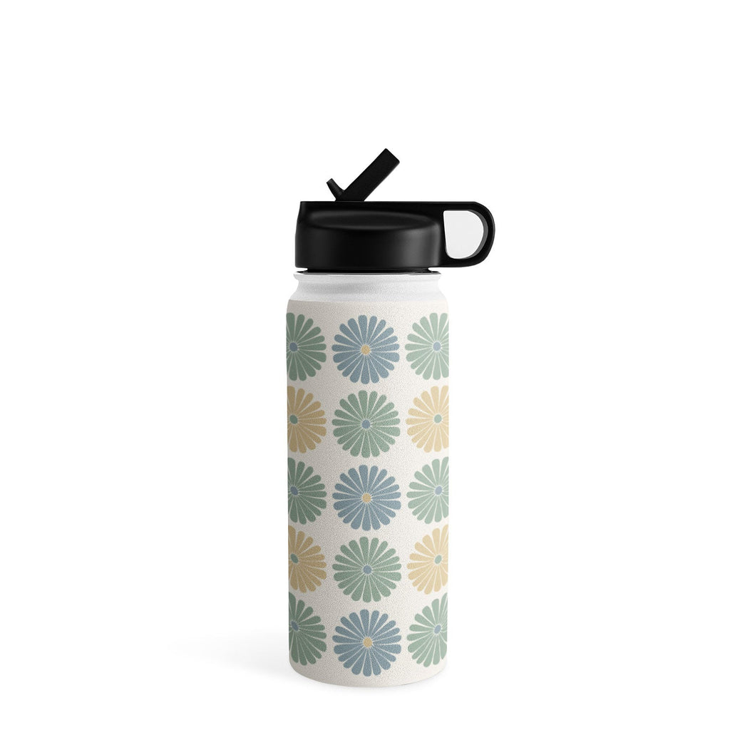 Colour Poems Daisy Pattern Multicolor I Water Bottle