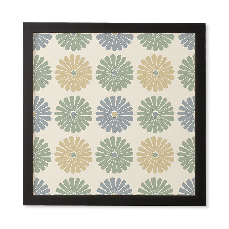 Colour Poems Daisy Pattern Multicolor I Framed Wall Art