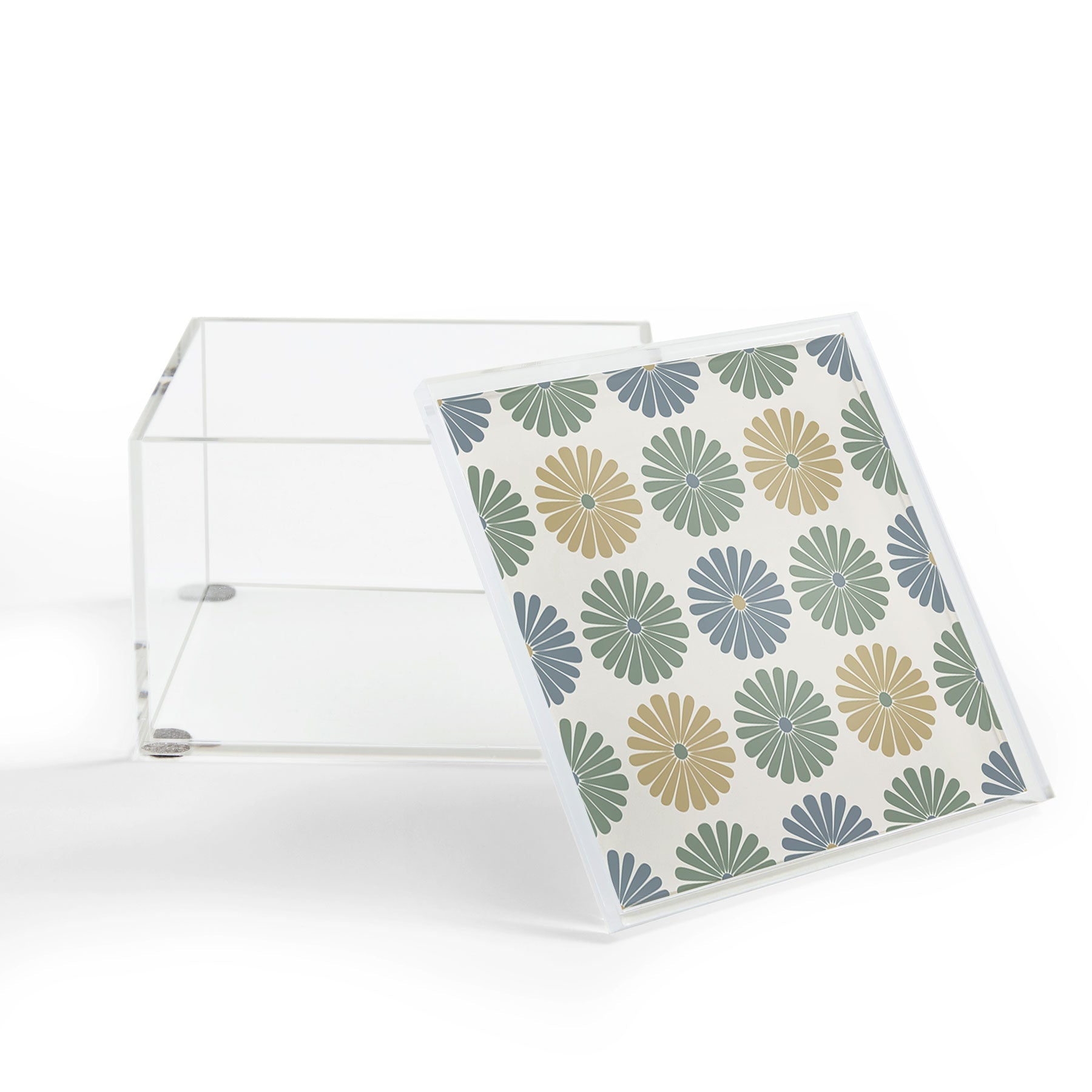 Colour Poems Daisy Pattern Multicolor I Acrylic Box