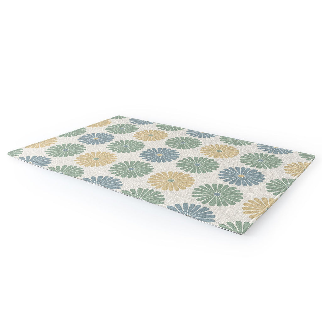 Colour Poems Daisy Pattern Multicolor I Area Rug